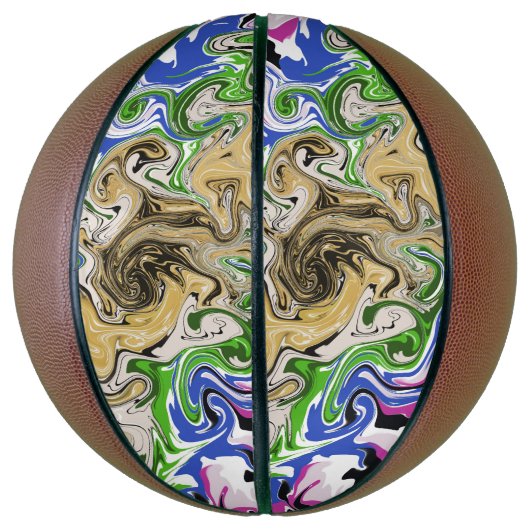 Multicolors liquidieren basketball (Vertikal)