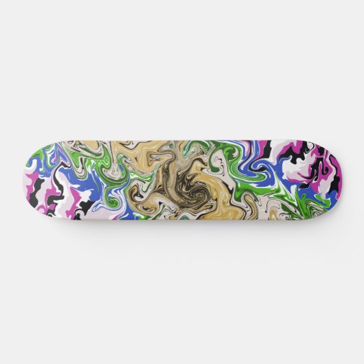 Multicolors liquidieren skateboard (Horizontal)