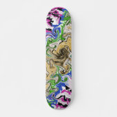 Multicolors liquidieren skateboard (Vorne)