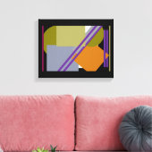 "Multicolot Modern Art" Canvas Print Leinwanddruck (Insitu (Wohnzimmer))