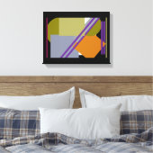 "Multicolot Modern Art" Canvas Print Leinwanddruck (Insitu (Schlafzimmer))