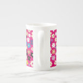 Multicolour Floral Pattern Porzellantasse (Rückseite)