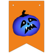 Multicoloured Halloween Girlande scary Pumpkins  Wimpelkette (Zweite Fahne)