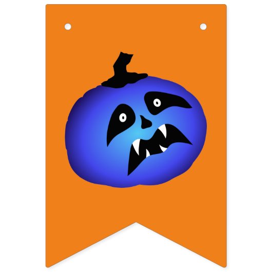 Multicoloured Halloween Girlande scary Pumpkins  Wimpelkette (Zweite Fahne)