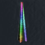 Multicoloured Sound Wave Necktie Krawatte<br><div class="desc">Have you ever found it hard to find a tie that you like that not everyone else has? Well look no further, we strive to offer you a one-of-a-kind, the unique and the different. This tie is definitely that, vibrant colours ranging from end of the rainbow to the other. Not...</div>