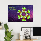 Multicore-Verarbeitung Poster (Heimbüro)