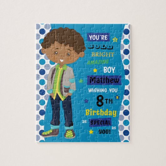 Multicultural Birthday Boy Puzzle (Vertikal)