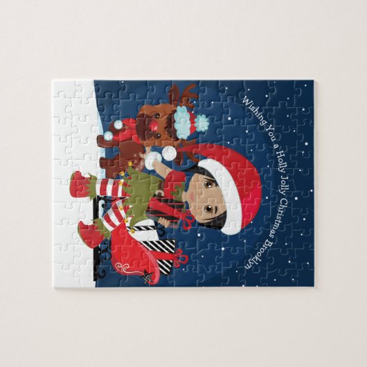 Multicultural Girl Elf Puzzle (Horizontal)