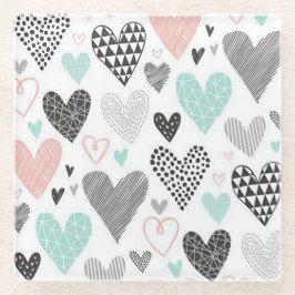 MultiDesign-Herz Glasuntersetzer