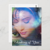 Multidimensionale Welten Postkarte (Vorne/Hinten)