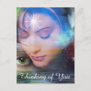 Multidimensionale Welten Postkarte