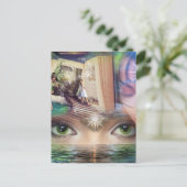 Multidimensionale Welten Postkarte (Stehend Vorderseite)