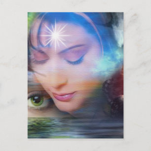 Multidimensionale Welten Postkarte