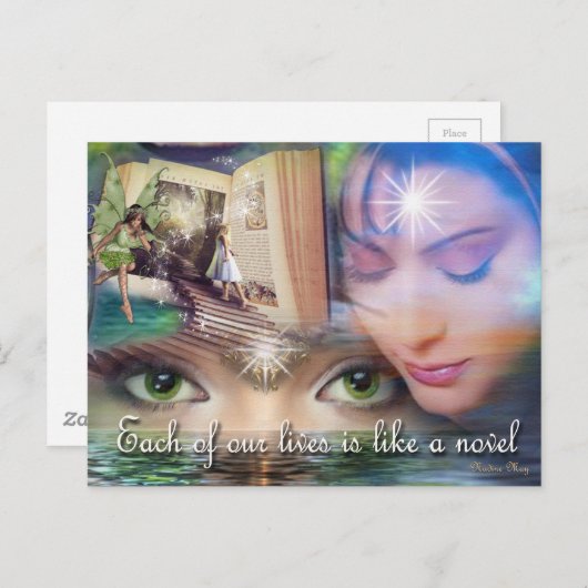 Multidimensionale Welten Postkarte (Vorne/Hinten)