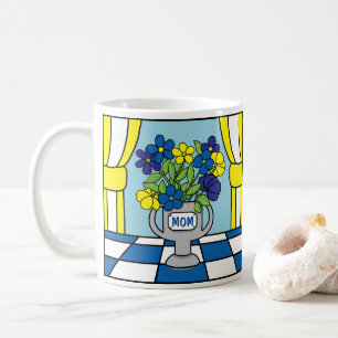 Multidoerist auf klassisch-weißer Tasse