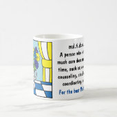 Multidoerist auf klassisch-weißer Tasse (Mittel)