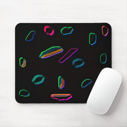 Multifarben-Muster  Mousepad (Mit Mouse)