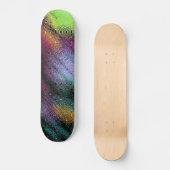 Multifarbendesign psychedelischer Kunst Skateboard (Vorderseite)