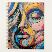Multifarbene Pixelkreation Planer (Vorderseite)