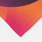 Multifarbiger psychedelischer Hintergrund, funky v Fleecedecke (Ecke)
