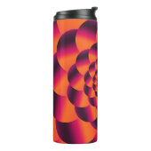 Multifarbiger psychedelischer Hintergrund, funky v Thermosbecher (Nach links gedreht)