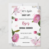 Multiflorales Brautparty Einladung (Vorderseite)