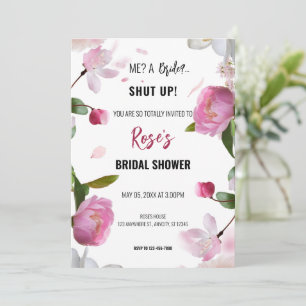 Multiflorales Brautparty Einladung