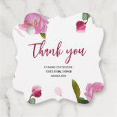 Multiflorales Brautparty Geschenkanhänger (Vorderseite)