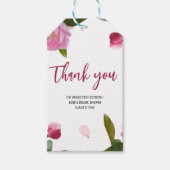 Multiflorales Brautparty Geschenkanhänger (Vorderseite)