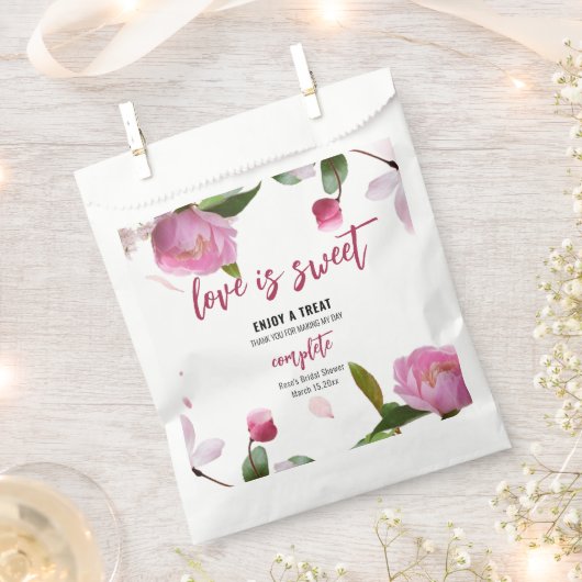Multiflorales Brautparty Geschenktütchen (Ausgeschnitten)