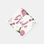Multiflorales Brautparty Serviette (Ecke)