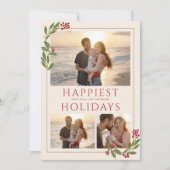 MULTIFOTOKARTE MIT CHRISTMAS GRENZÜBERSCHREITUNG FEIERTAGSKARTE (Vorderseite)