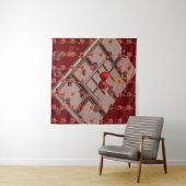 Multifunktionale "Kirschen und Schokolade" mit dun Wandteppich (Beispiel (Horizontal))