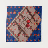 Multifunktionale Schokolade & Kirschen mit Royal B Wandteppich (Vorderseite (Horizontal))