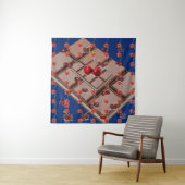 Multifunktionale Schokolade & Kirschen mit Royal B Wandteppich (Beispiel)