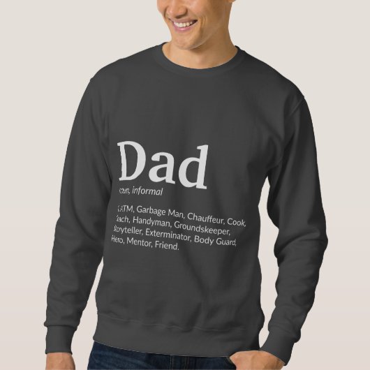 Multifunktionaler Vater - Der ultimative Allrounde Sweatshirt (Vorderseite)