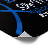 Multifunktionsleisten-I-Tragen Blue for Step Mama Poster (Ecke)