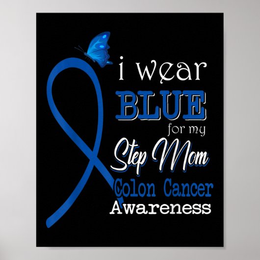 Multifunktionsleisten-I-Tragen Blue for Step Mama Poster (Vorne)