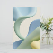 Multifunktionspapier im stilvollen Grafikdesign Briefpapier (Stehend Vorderseite)