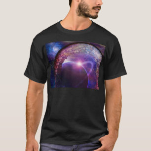 Multigenerational interstellares Stadt-Schiff T-Shirt