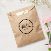 Multiherz-Geo-dekorative Circular Wedding-Logo Geschenktütchen (Versiegelt)