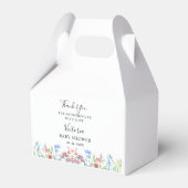 Multihued Wildflower Baby Shower Celebration Geschenkschachtel (Vorderseite)