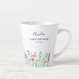 Multihued Wildflower Baby Shower Celebration Milchtasse