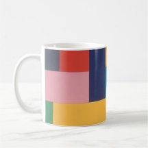 Multikolorale geometrische abstrakte Collage