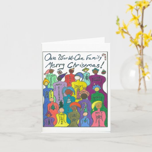 multikulturell karte (Gelbe Blume)