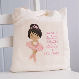 Multikulturelle Ballerina Personalisiert Tragetasche