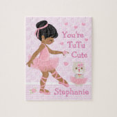 Multikulturelle Ballerina Tutu Niedlich Jigsaw Puz Puzzle (Vertikal)