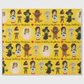 Multikulturelle Dorothy of OZ Wrapping Paper Geschenkpapier (Flach)