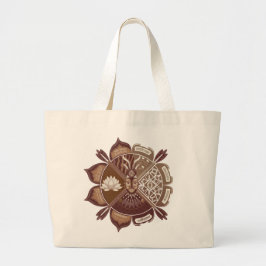 Multikulturelle Einheit - Kulturfusionsbeutel Jumbo Stoffbeutel