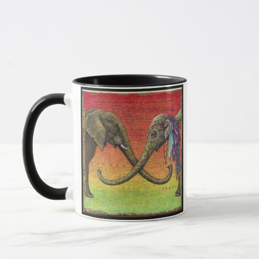 Multikulturelle Elefant-Tasse: Xenophile Tasse (Links)